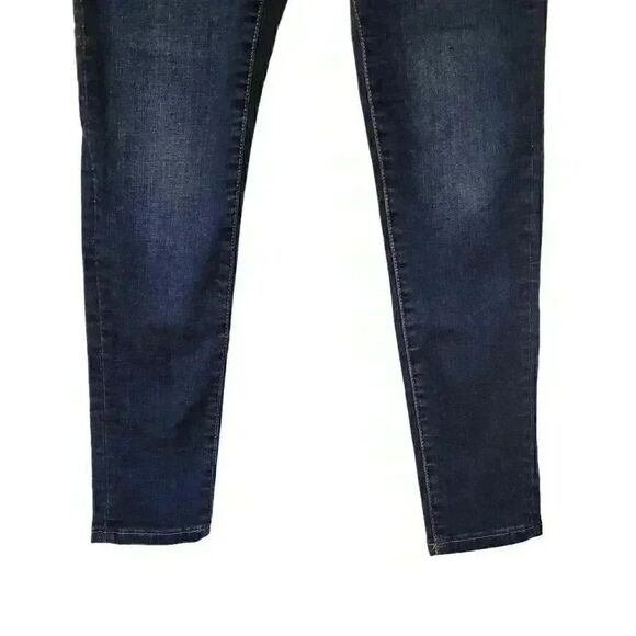 Banana Republic Women's Blue Medium Wash Cotton/Poly/Spandex Skinny Fit Jeans - Picture 9 of 12